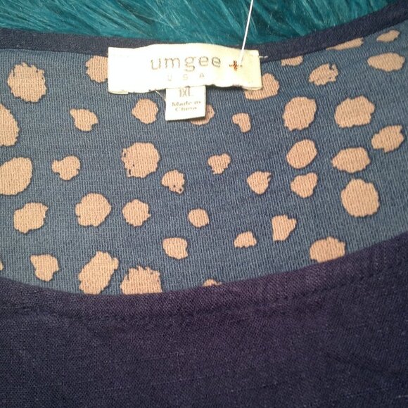 Umgee USA 1XL Tunic/Dress, Eclectic Bohemian, FunFashion, Fringed, Style Forward - Picture 4 of 5